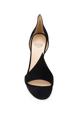 Sandali slip-on a stiletto in pelle scamosciata Francesco Russo | R1S087N201300